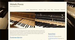 Desktop Screenshot of melodicpianos.com